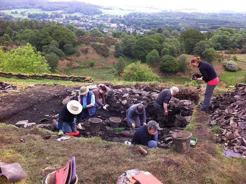 GUARD Archaeologists led a community research excavation at Trusty's Hill, which revealed a complex early medieval royal stronghold that developed from an original Iron Age hillfort