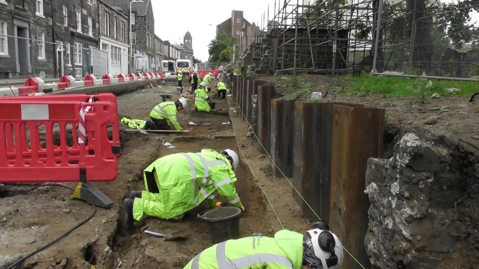 Excavating a medieval graveyard in Leith