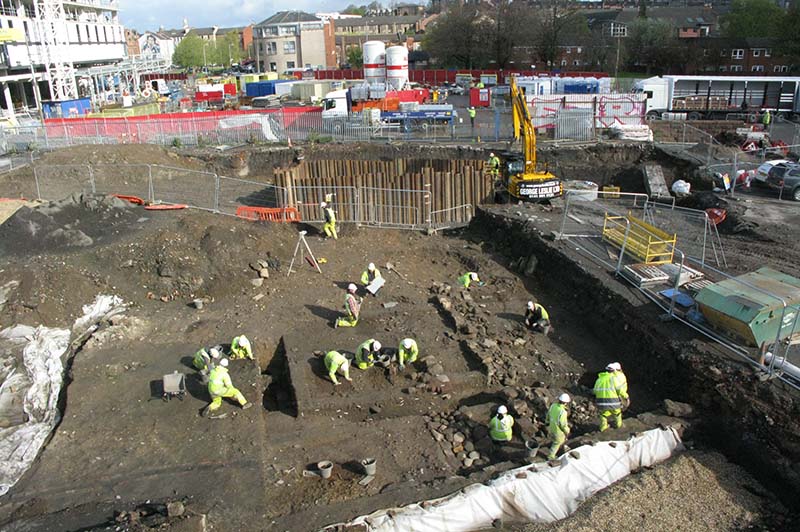 excavations at Partick Castle