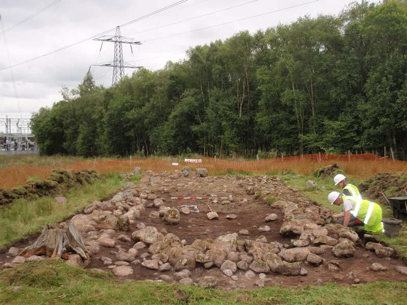 Excavation of the medieval farmstead at Kintore