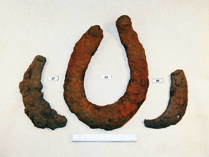 Horseshoes from Killiecrankie Battlefield