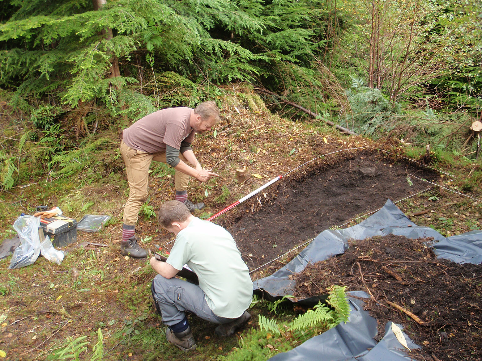 Medieval iron smelting by Loch Eck in Argyll